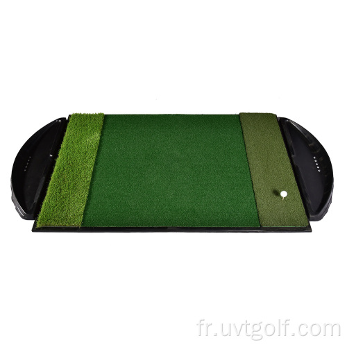 Mat de frappe du golf combiné avec un plateau à billes